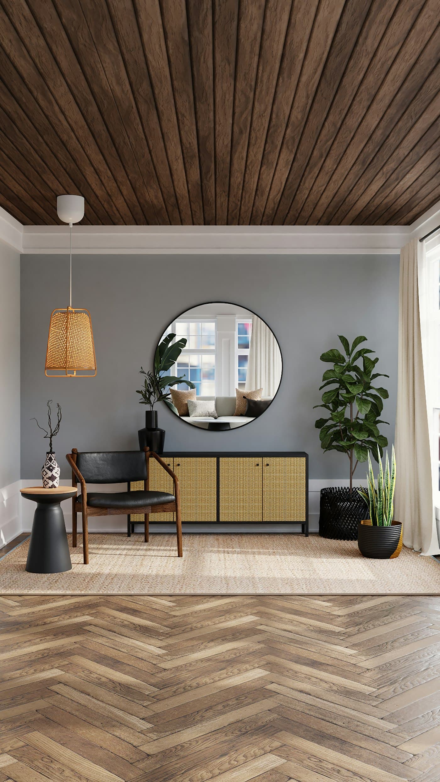 Interior renovat curat și luminos